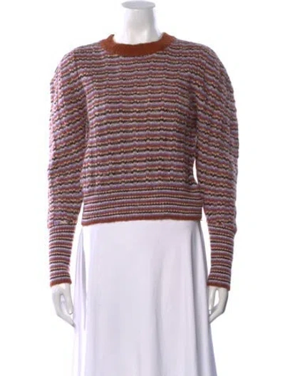 Pre-owned A.l.c Wool Striped Sweater In Multi