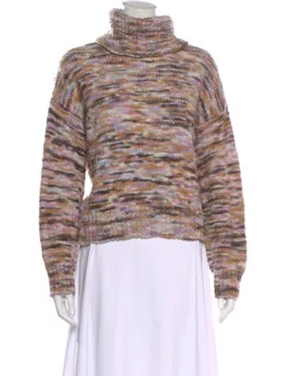 Pre-owned A.l.c Wool Striped Sweater In Neutral