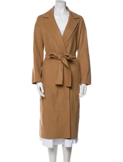Pre-owned A.l.c Wool Trench Coat In Brown