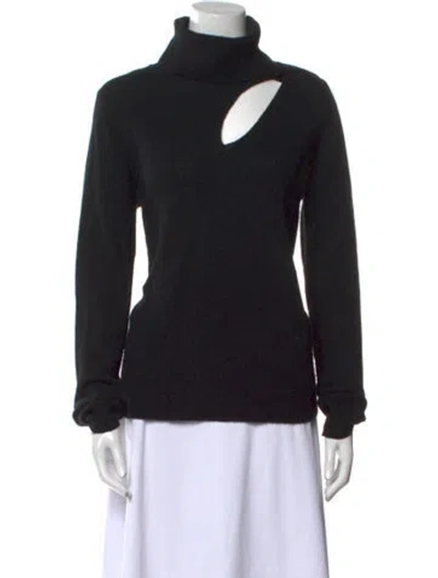 Pre-owned A.l.c Wool Turtleneck Sweater In Black