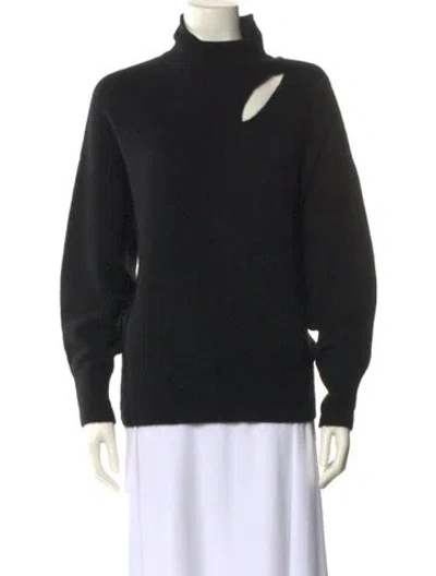 Pre-owned A.l.c Wool Turtleneck Sweater In Black