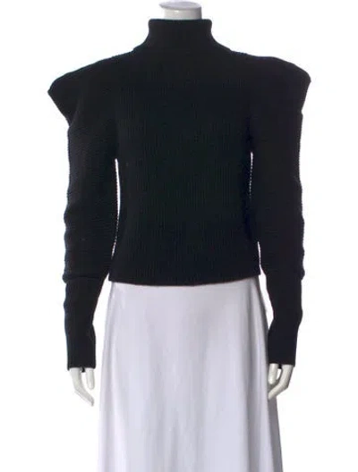 Pre-owned A.l.c Wool Turtleneck Sweater In Black