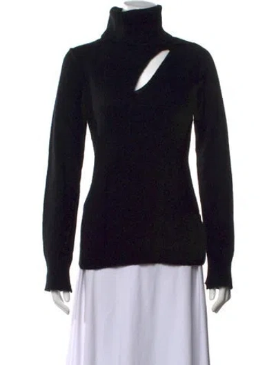 Pre-owned A.l.c Wool Turtleneck Sweater In Black