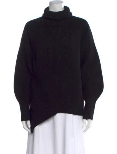 Pre-owned A.l.c Wool Turtleneck Sweater In Blue