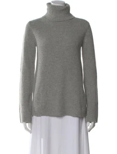 Pre-owned A.l.c Wool Turtleneck Sweater In Gray