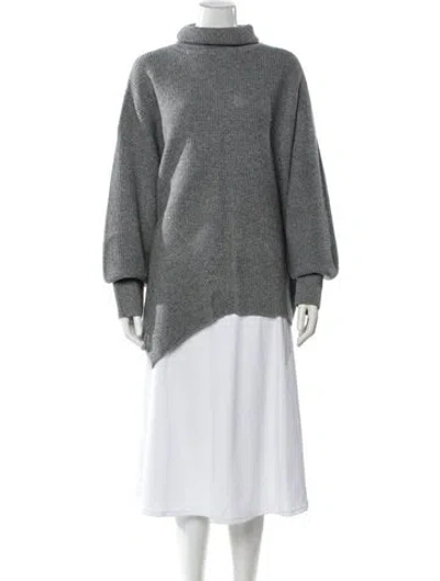 Pre-owned A.l.c Wool Turtleneck Sweater In Gray