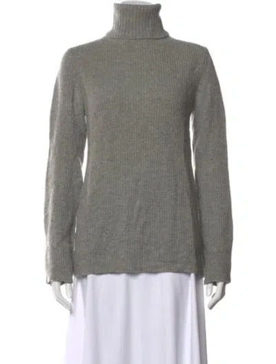 Pre-owned A.l.c Wool Turtleneck Sweater In Grey