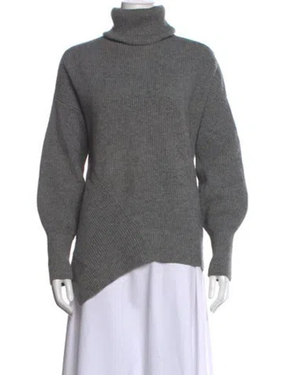 Pre-owned A.l.c Wool Turtleneck Sweater In Grey