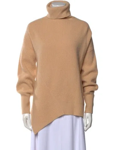Pre-owned A.l.c Wool Turtleneck Sweater In Neutral
