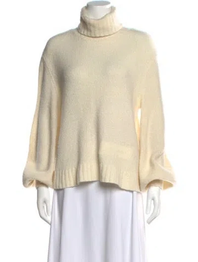 Pre-owned A.l.c Wool Turtleneck Sweater In Neutral