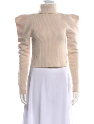 Pre-owned A.l.c Wool Turtleneck Sweater In Neutrals