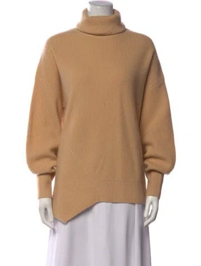 Pre-owned A.l.c Wool Turtleneck Sweater In Neutrals