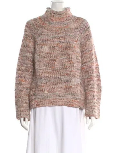 Pre-owned A.l.c Wool Turtleneck Sweater In Pink