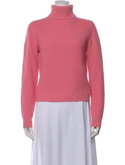 Pre-owned A.l.c Wool Turtleneck Sweater In Pink