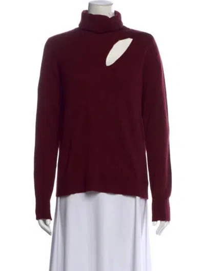 Pre-owned A.l.c Wool Turtleneck Sweater In Red
