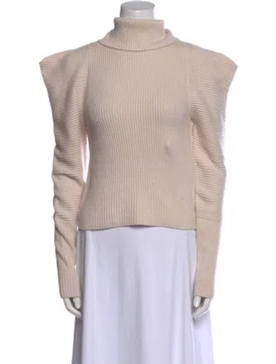 Pre-owned A.l.c Wool Turtleneck Sweater W/ Tags In Neutral