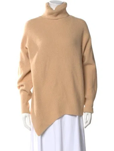 Pre-owned A.l.c Wool Turtleneck Sweatshirt In Neutral