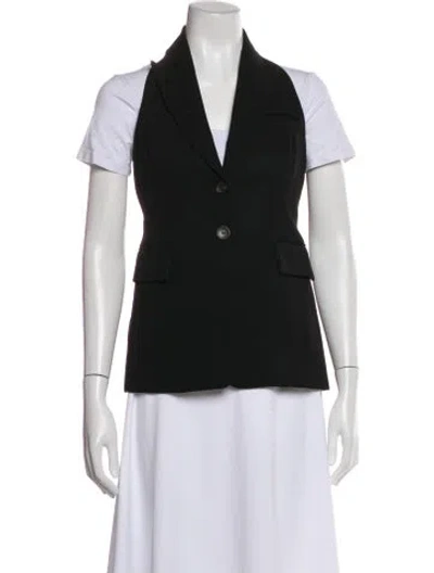 Pre-owned A.l.c Wool Vest In Brown