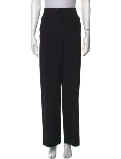 Pre-owned A.l.c Wool Wide Leg Pants In Black