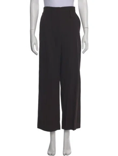 Pre-owned A.l.c Wool Wide Leg Pants In Black