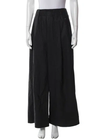 Pre-owned A.l.c Wool Wide Leg Pants In Gray