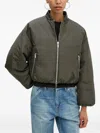 A.l.c Zane Bomber Jacket In Gray