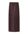 A.l.c Zippered Skirt In Brown