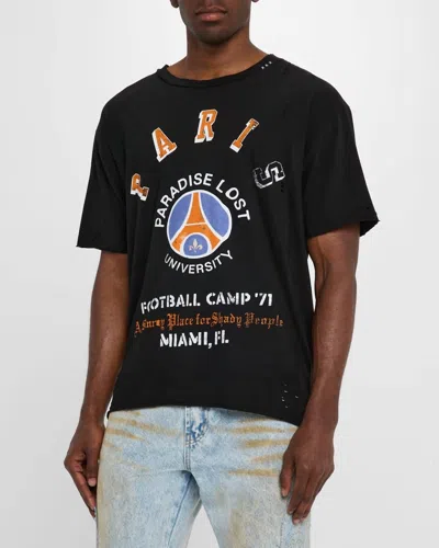 ALCHEMIST ALAIN FOOTBALL CAMP T-SHIRT IN BLACK