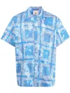 Alchemist Bandana-print Shirt In 蓝色