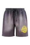 Alchemist Cotton Bermuda Shorts In Gray