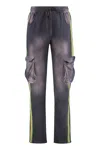 Alchemist Cotton Cargo-trousers In Black