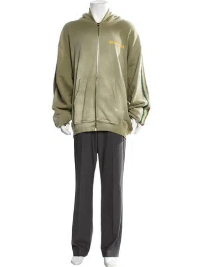 Pre-owned Alchemist Crew Neck Long Sleeve Hoodie In Green