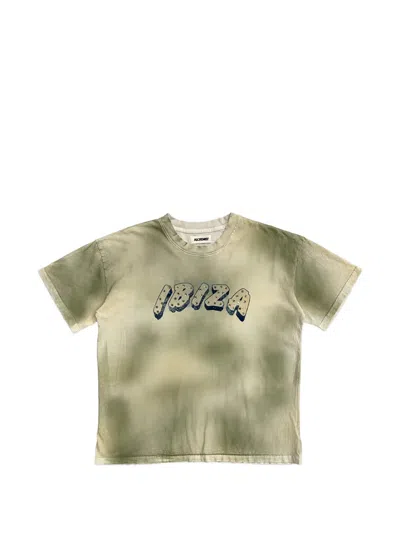 Alchemist Crystal-embellished Camouflage-dye T-shirt In Neutral