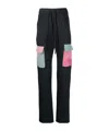Alchemist Flap-pockets Cotton Track Pants In Black