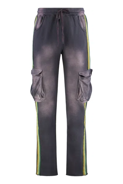 Alchemist Fringes Detail Cargo Trousers In Multi