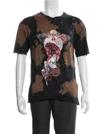 Pre-owned Alchemist Graphic Print Crew Neck T-shirt W/ Tags In Blue