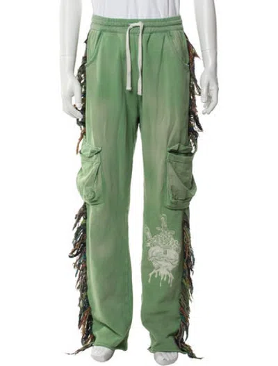 Pre-owned Alchemist Graphic Print Lounge Bottoms In Green
