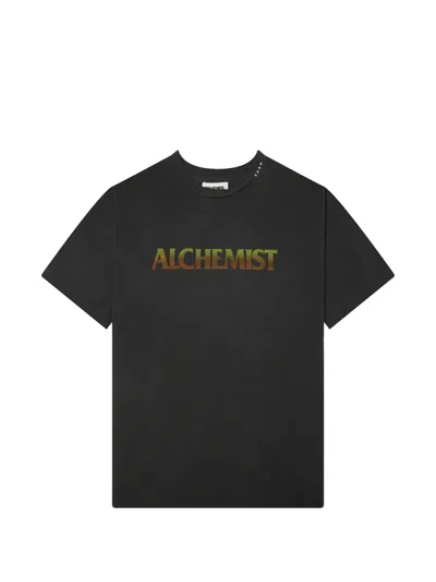 Alchemist Logo-print T-shirt In Black