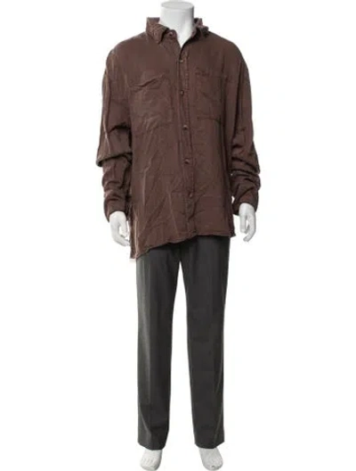 Pre-owned Alchemist Long Sleeve Shirt In Brown