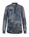 Alchemist Man Shirt Navy Size M Cotton In Navy