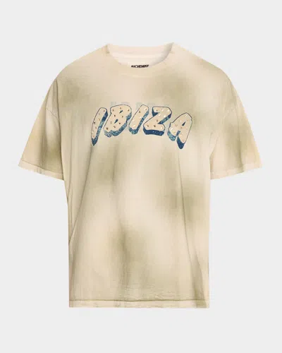Alchemist Men & Apos;s Ibiza Crewneck T-shirt In Yellow