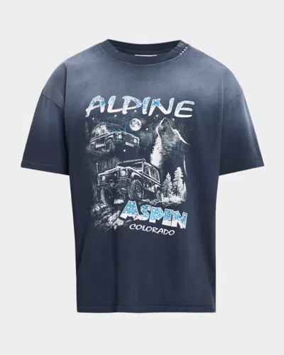 Alchemist Men's Crystal Alpine T-shirt In Blue