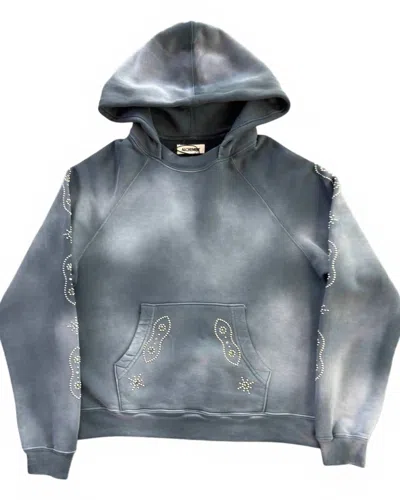 Alchemist Men's Stud Throwback Hoodie In Concrete In Gray