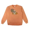 Alchemist Orange Gang Gang Pullover Sweatshirt In Multi