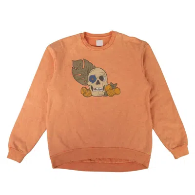 Alchemist Orange Gang Gang Pullover Sweatshirt In Multi