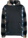 Alchemist Panelled Pullover Hoodie In Blau