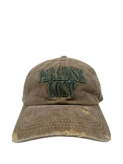 Alchemist Paradise Lost Embroidered Hat In Brown