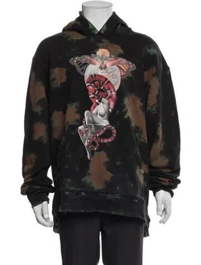 Pre-owned Alchemist Printed Crew Neck Hoodie W/ Tags In Black