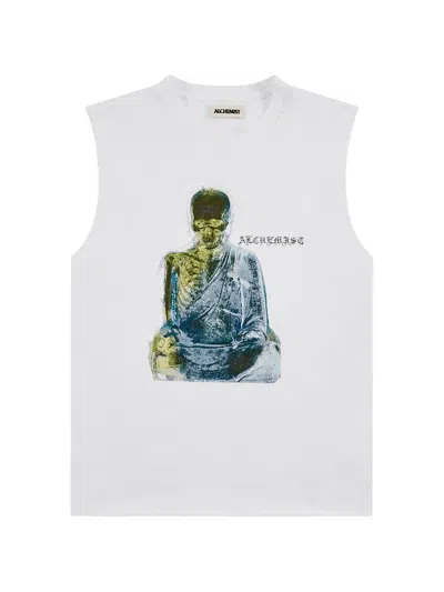 Alchemist Sleeveless T-shirt In White
