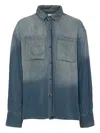Alchemist Stadium Titan "faded Indigo" Shirt In Blue